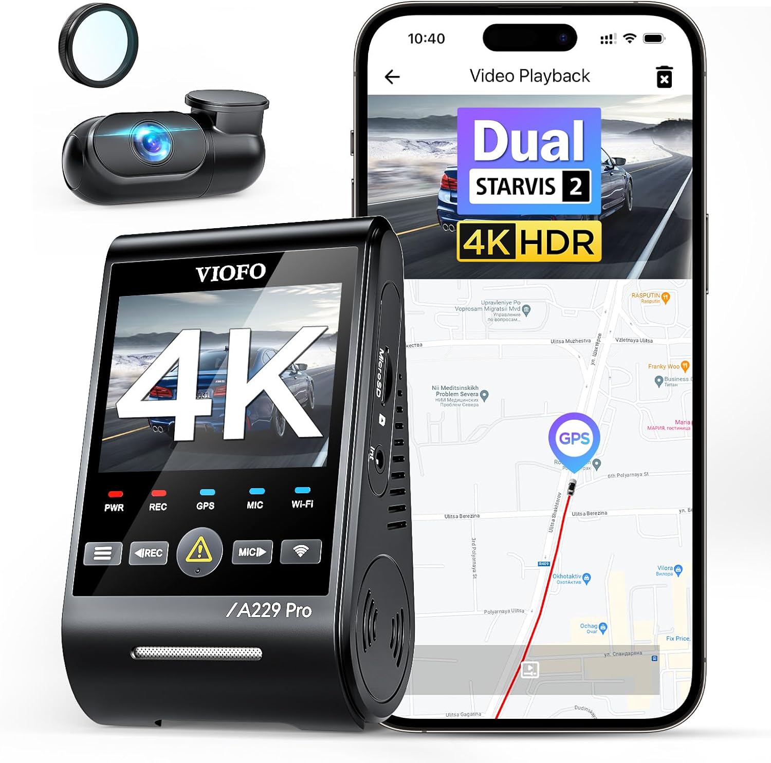 Viofo A229 Pro: Yolda Güvende Olmanızı Sağlayan Üstün Kalitede Araç Kamerası
